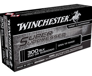 Winchester Super Suppressed 300 AAC Blackout 200gr 20rd