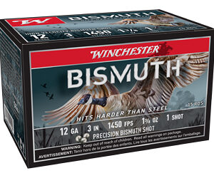 Winchester Bismuth 12GA 3″ 1-3/8oz #1 15rd Box
