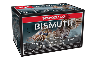 Winchester Bismuth 12GA 3″ 1-3/8oz #1 15rd Box