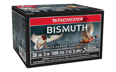 WNSWB2835XV_1 Winchester Bismuth 28ga 3″ 1oz #5 – 15rd Box