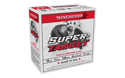 Winchester Super Target 12ga 2-3/4″ 1 oz #7.5 25/Box