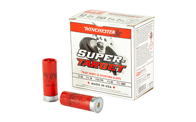 WNTRGT127_1 Winchester Super Target 12ga 2.75 in 1-1/8 oz #7.5 25rd