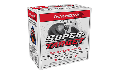WNTRGT128_1 Winchester Super Target 12ga 2.75in 1-1/8oz 8 Shot 25rd