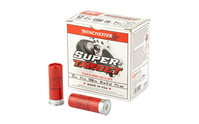 Winchester Super-Target 12ga 2.75″ 1 oz #7.5 25 rds