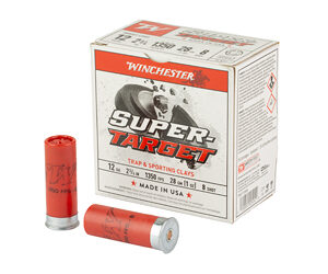 Winchester Super Target 12 Ga 2-3/4″ 1 oz #8 25/Box