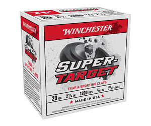 Winchester Super Target 20ga 2.75″ #7.5 25rd Box