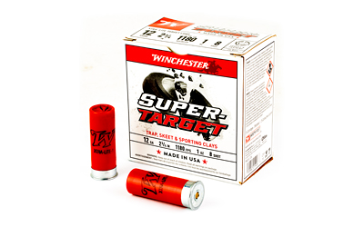 WNTRGTL128_1 Winchester Super Target 12GA 2-3/4in 1 oz #8 25rd