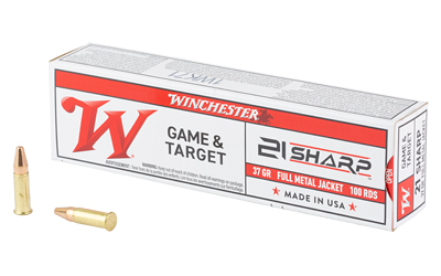 WNUSA21_1 Winchester USA 21 Sharp .21 Sharp FMJ 100rd Box