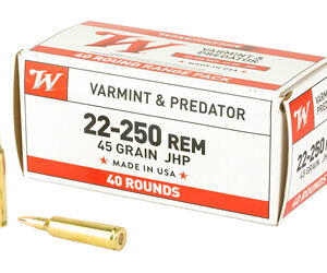 Winchester USA 22-250 Rem 45 gr JHP