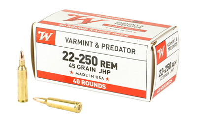WNUSA222502_1 Winchester USA 22-250 Rem 45 gr JHP