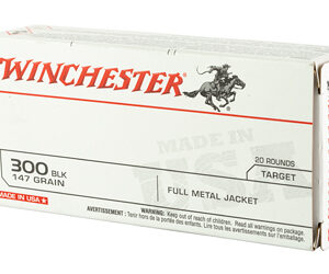 Winchester USA 300 Blackout 147 gr FMJ – 20rd Box