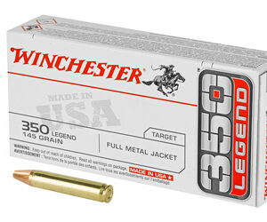 Winchester USA .350 Legend 145 gr FMJ, 20rd Box