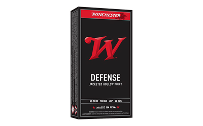 Winchester USA .40 S&W 180gr JHP, 50 rd Box