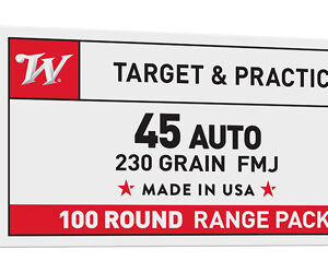 Winchester USA 45 ACP 230 gr FMJ — 100 rd Box