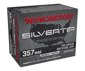 Winchester Silvertip .357 Magnum 145 gr JHP 20rd