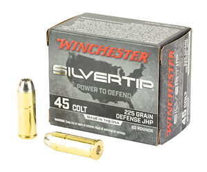 Winchester Silvertip .45 Long Colt 225 gr JHP — 20 rd