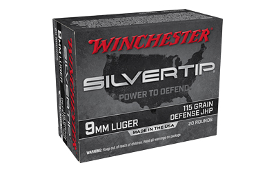 WNW9MMST_1 Winchester Silvertip 9mm 115 gr JHP 20rd