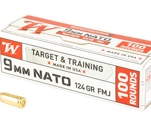 Winchester USA 9mm NATO 124 gr FMJ 100rd