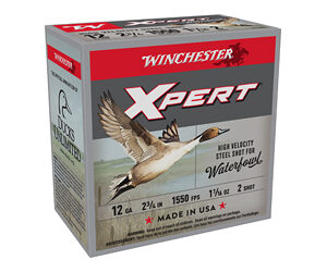 Winchester Xpert HV 12GA 2-3/4″ 1-1/16oz #2 Steel 25rd