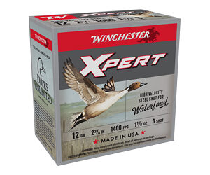 Winchester Xpert HV Steel 12GA 2-3/4″ 1-1/8oz #3 25rd Box