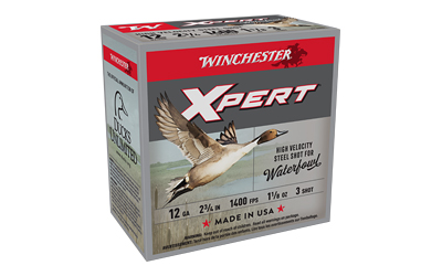 Winchester Xpert HV Steel 12GA 2-3/4″ 1-1/8oz #3 25rd Box