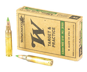 Winchester M855 5.56 NATO Green Tip FMJ – 20rd