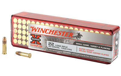 WNX22LRSS1_1 Winchester Super-X .22 LR 40 gr Round Nose 100rd