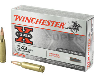 Winchester Super-X .243 Win 80 gr JSP 20rd