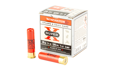 WNX286_1 Winchester Super-X 28ga 2-3/4 in 3/4oz #6 25/Box