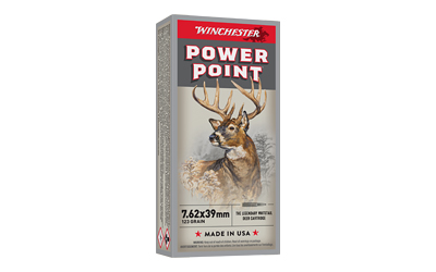 Winchester Super-X 7.62x39mm 123 gr Power-Point 20rd