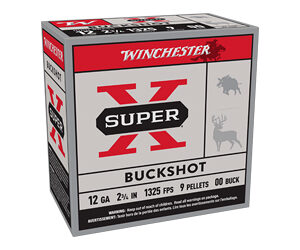 Winchester Super-X 12GA 2.75in #00 Buckshot 25rd