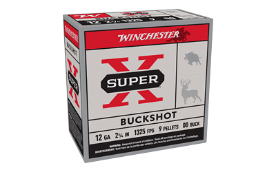 Winchester Super-X 12GA 2.75in #00 Buckshot 25rd