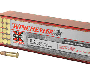 Winchester Hyper Velocity .22 LR 40gr CPHP 100rd