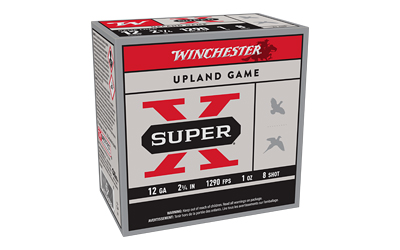 WNXU128BX_1 Winchester Super-X 12 Gauge 2.75in 1 oz #8 25rd