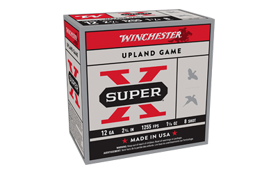WNXU12H8BX_1 Winchester Super-X 12 Gauge 2.75 in 1-1/8 oz #8 25rd