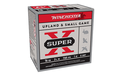 WNXU166BX_1 Winchester Super-X 16 Gauge 1 oz #6 Shot 25 ct