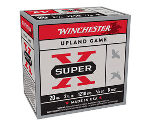 Winchester Super-X 20 Gauge 2.75″ 7/8 oz No. 8 Shot