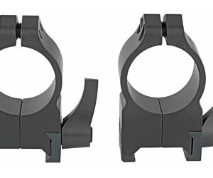 Warne Maxima 1″ High QD Scope Rings — Matte Black