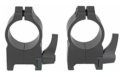 WR202LM_1 Warne Maxima 1″ High QD Scope Rings — Matte Black