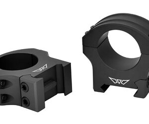 Warne HyperLite 1 in. Medium Scope Rings, Matte Black