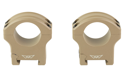 WR8502DE_1 Warne HyperLite 1 in. High Scope Rings – Dark Earth