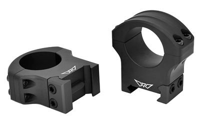 WR8502M_1 Warne HyperLite 1 inch High Scope Rings Matte Black