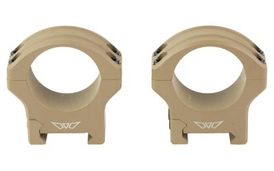WR8514DE_1 Warne HyperLite 30mm Medium Scope Rings – Dark Earth
