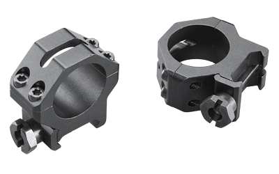 WV48360_1 Weaver 4-Hole Skeleton Rings 1″ Medium Matte Black