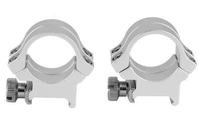 Weaver Quad Lock Detachable Rings 1″ High Silver