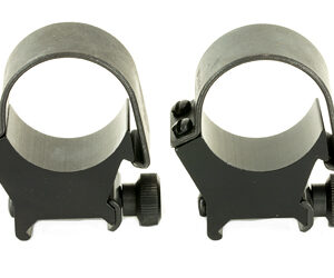 Weaver Detachable Top Mount Rings 30mm High Matte Black