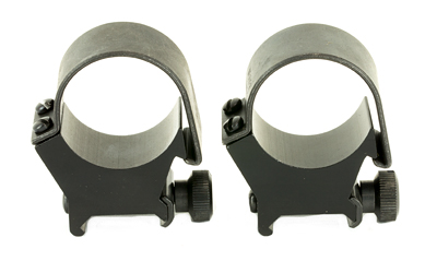 Weaver Detachable Top Mount Rings 30mm High Matte Black