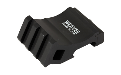WV99671_1 Weaver Offset Rail Adapter — Picatinny, Black, 6061-T6