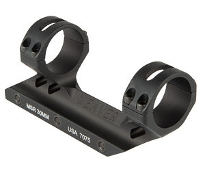 Weaver Premium MSR 30mm Fixed Mount, Matte Black