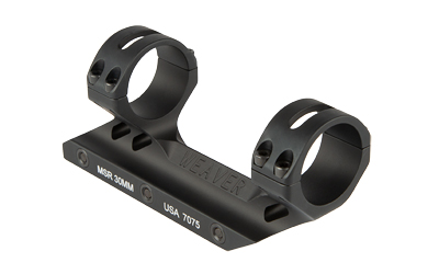 Weaver Premium MSR 30mm Fixed Mount, Matte Black